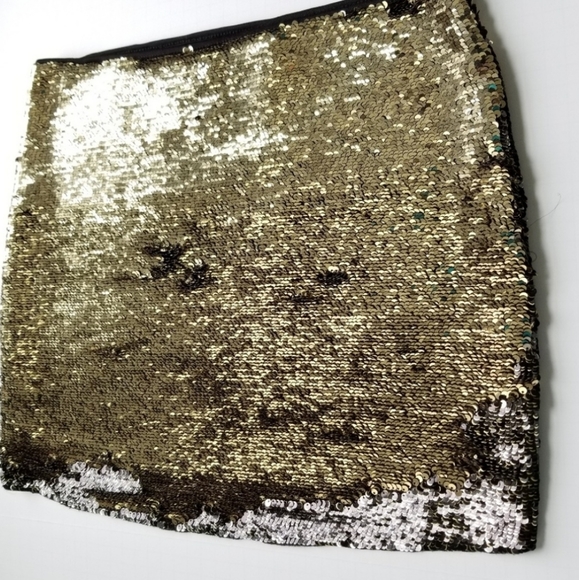 Anthropologie Bishop and Young Sequined Mini Skirt - Picture 1 of 6